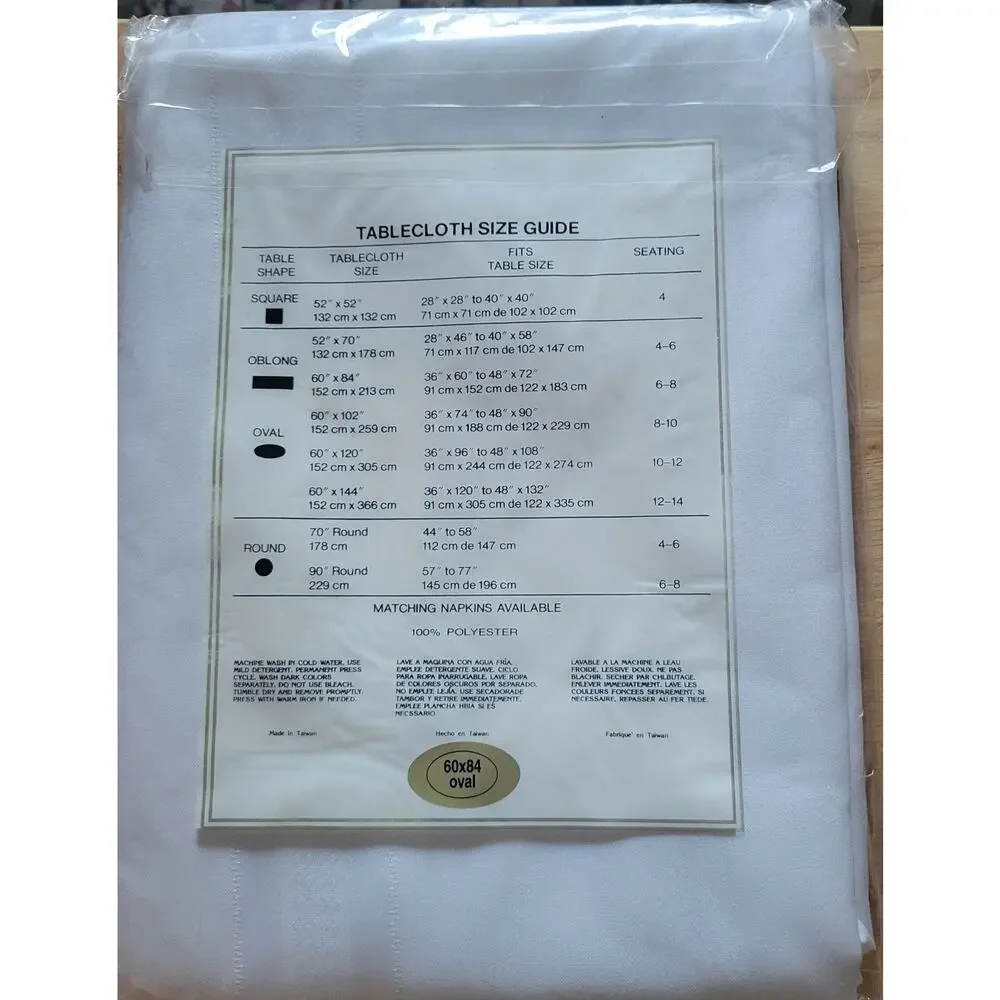 Vtg Tablecloth 60x84